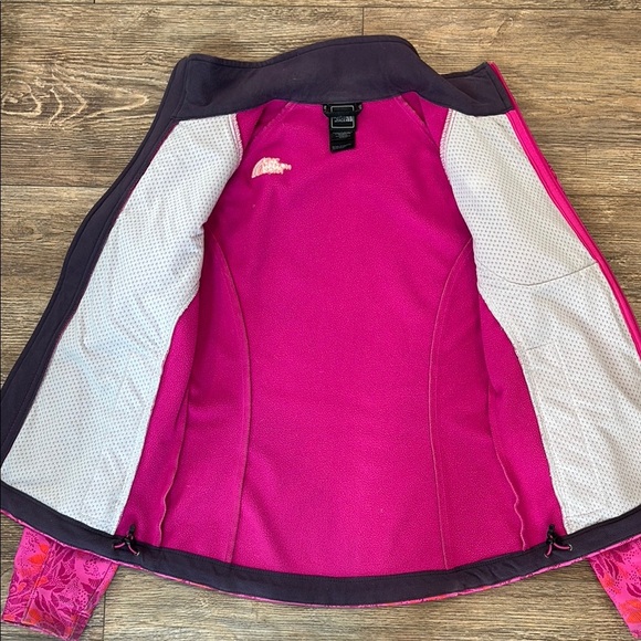 The North Face Women's Size XS Hyvent Floral Pink Softshell Jacket - Picture 8 of 14